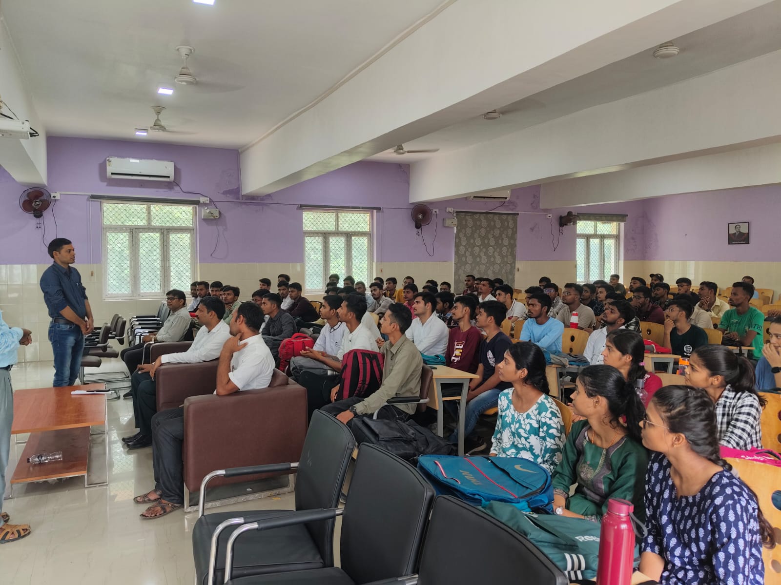 Hon’ble Director Sir inaugural interaction with newly admitted students under Orientation  Programme. Sept 2024