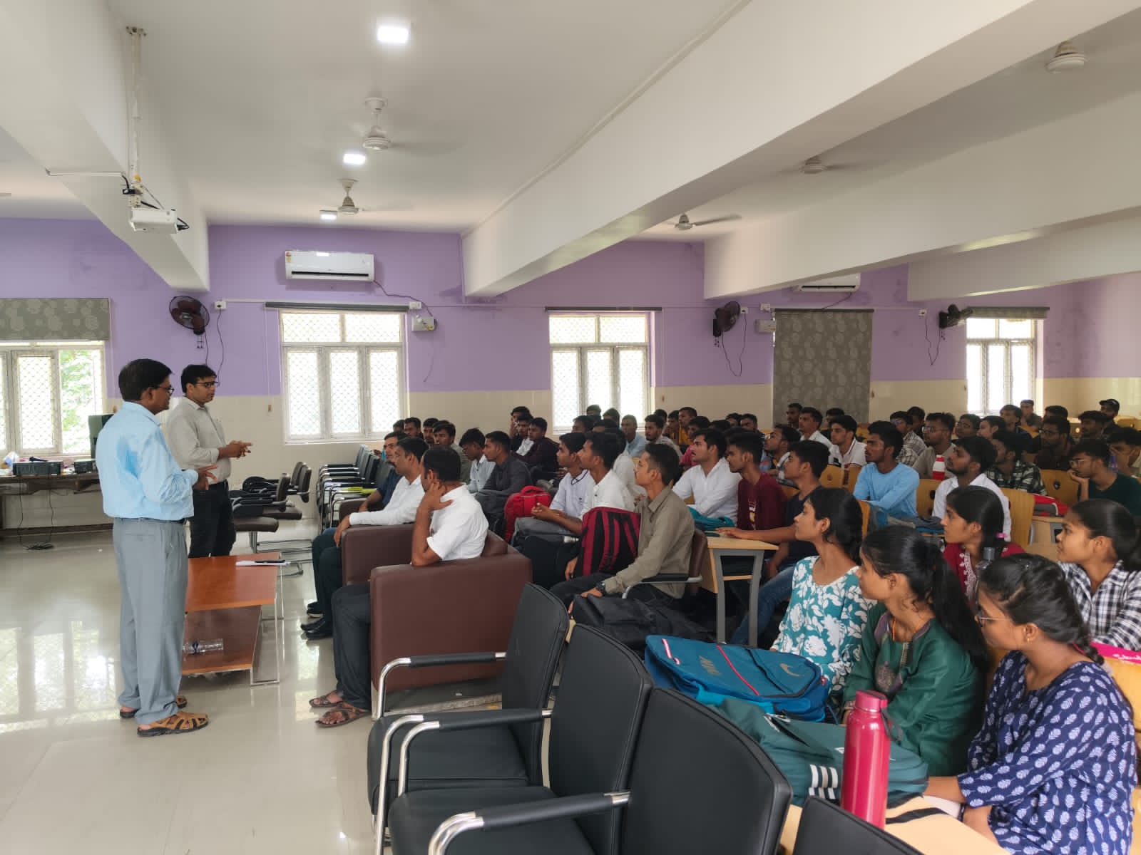 Hon’ble Director Sir inaugural interaction with newly admitted students under Orientation  Programme. Sept 2024