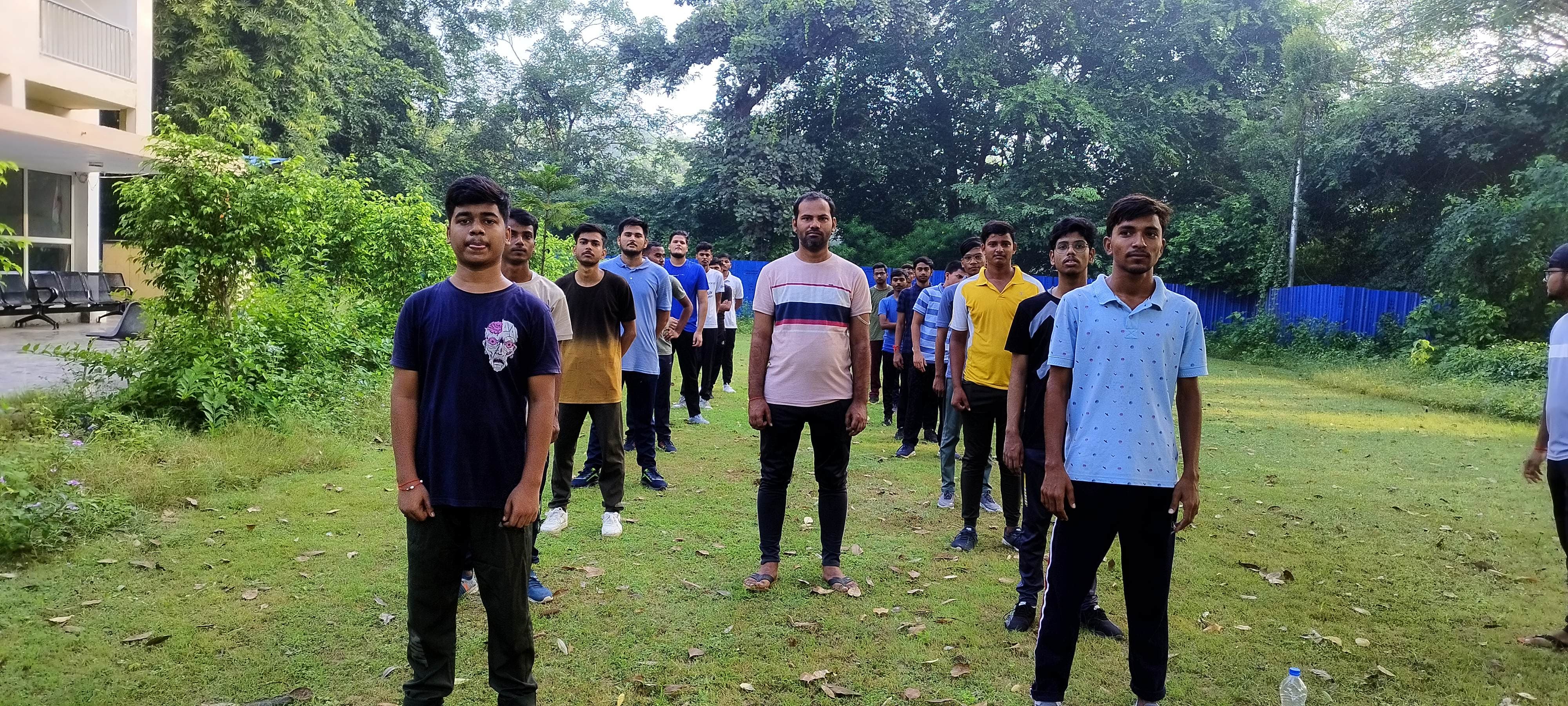  Morning Yoga Classes under Induction Programme. Sept 2024