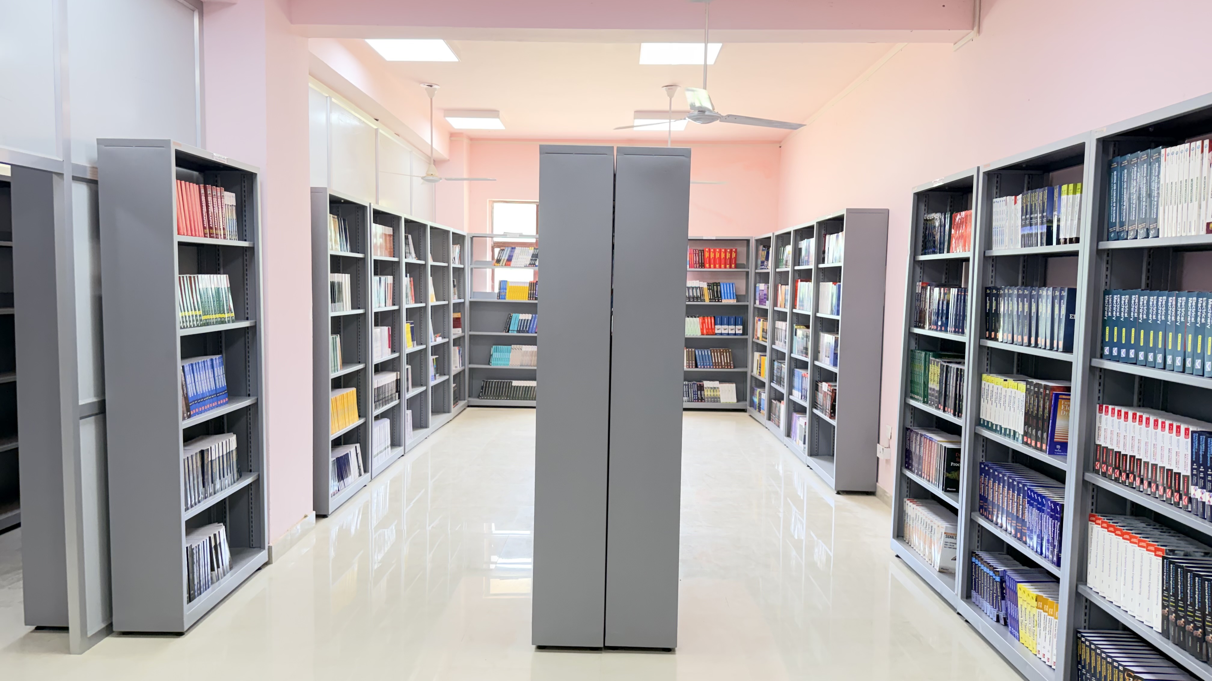 Library book section